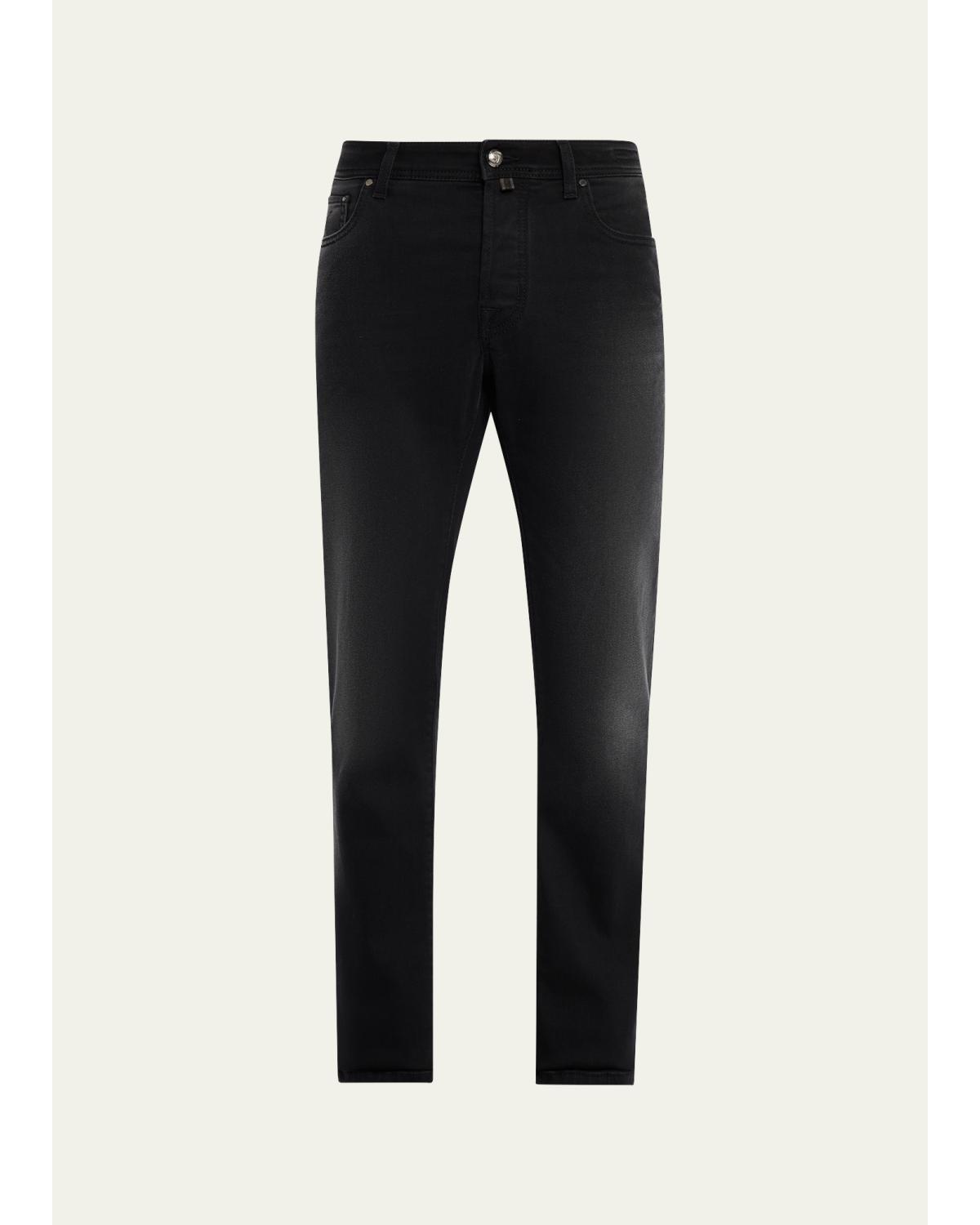 Men'S Bard Black Denim Slim