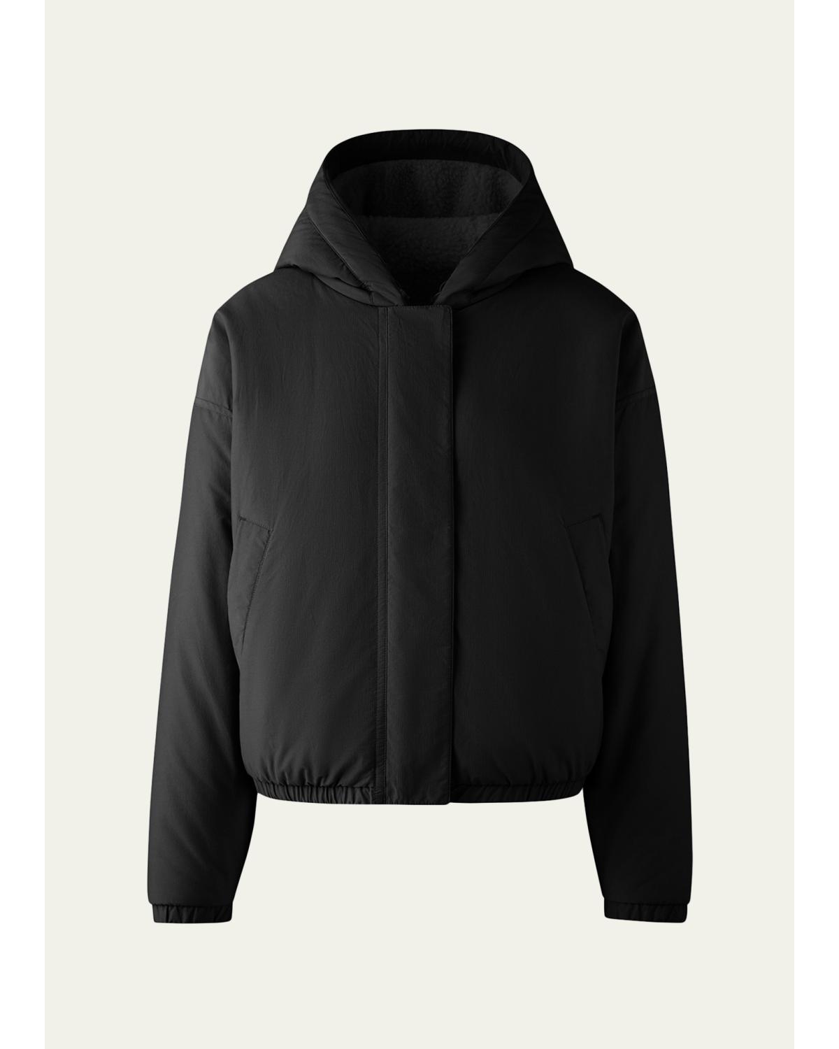 Alberni Reversible Fleece Bomber Jacket