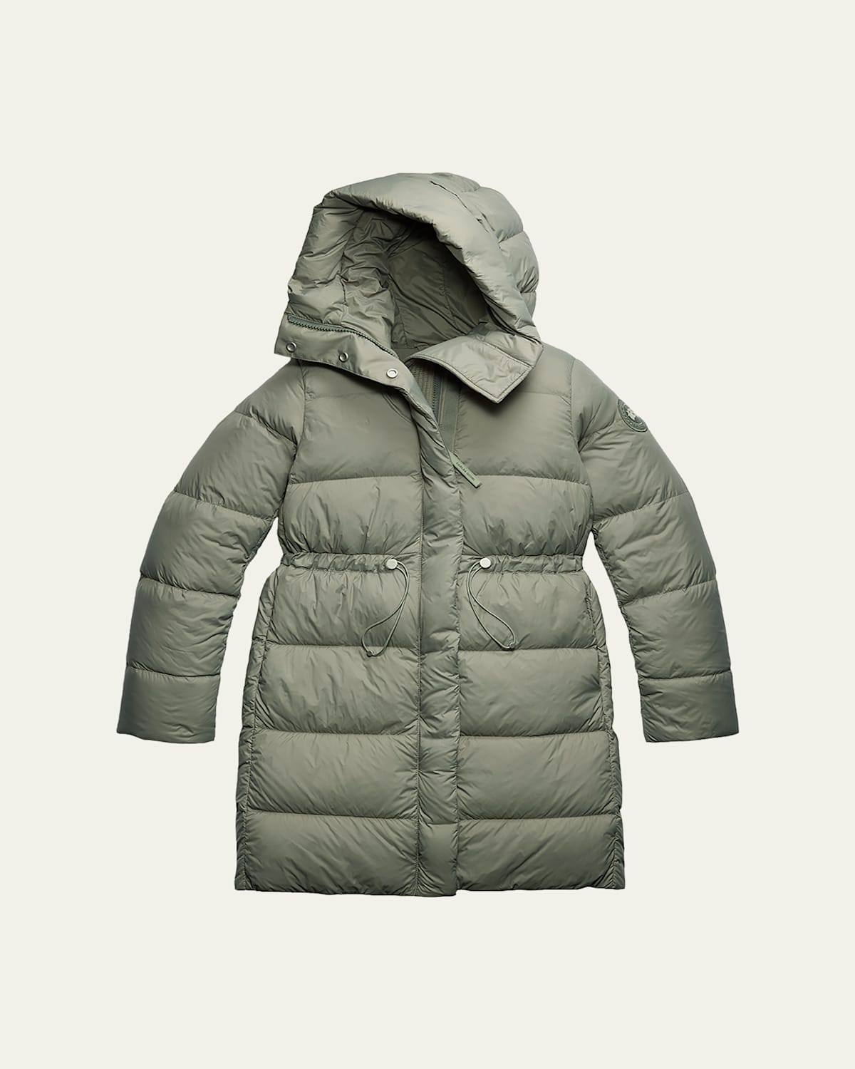 Canada Goose Montgomery Down Hooded Puffer Coat In Brown