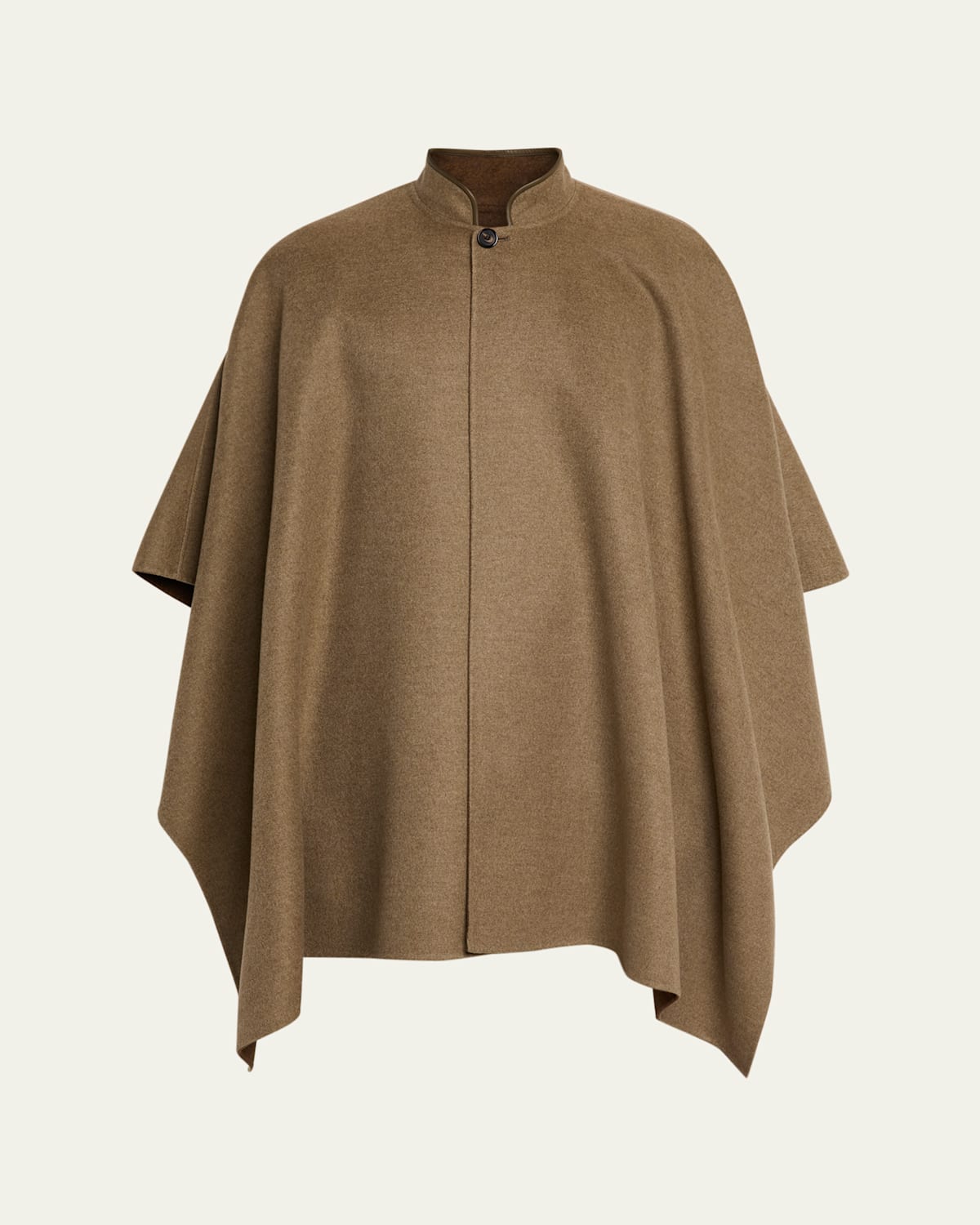 Loro Piana Men's Spagna Water-repellent Cashmere Cape In Brown