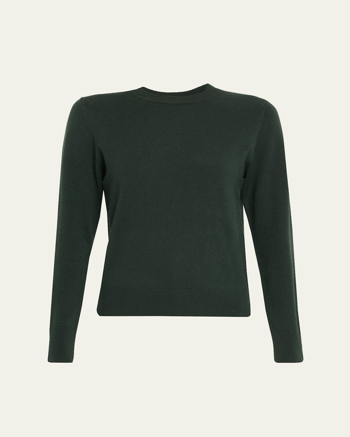 Vince Cashmere Crewneck Sweater In Green