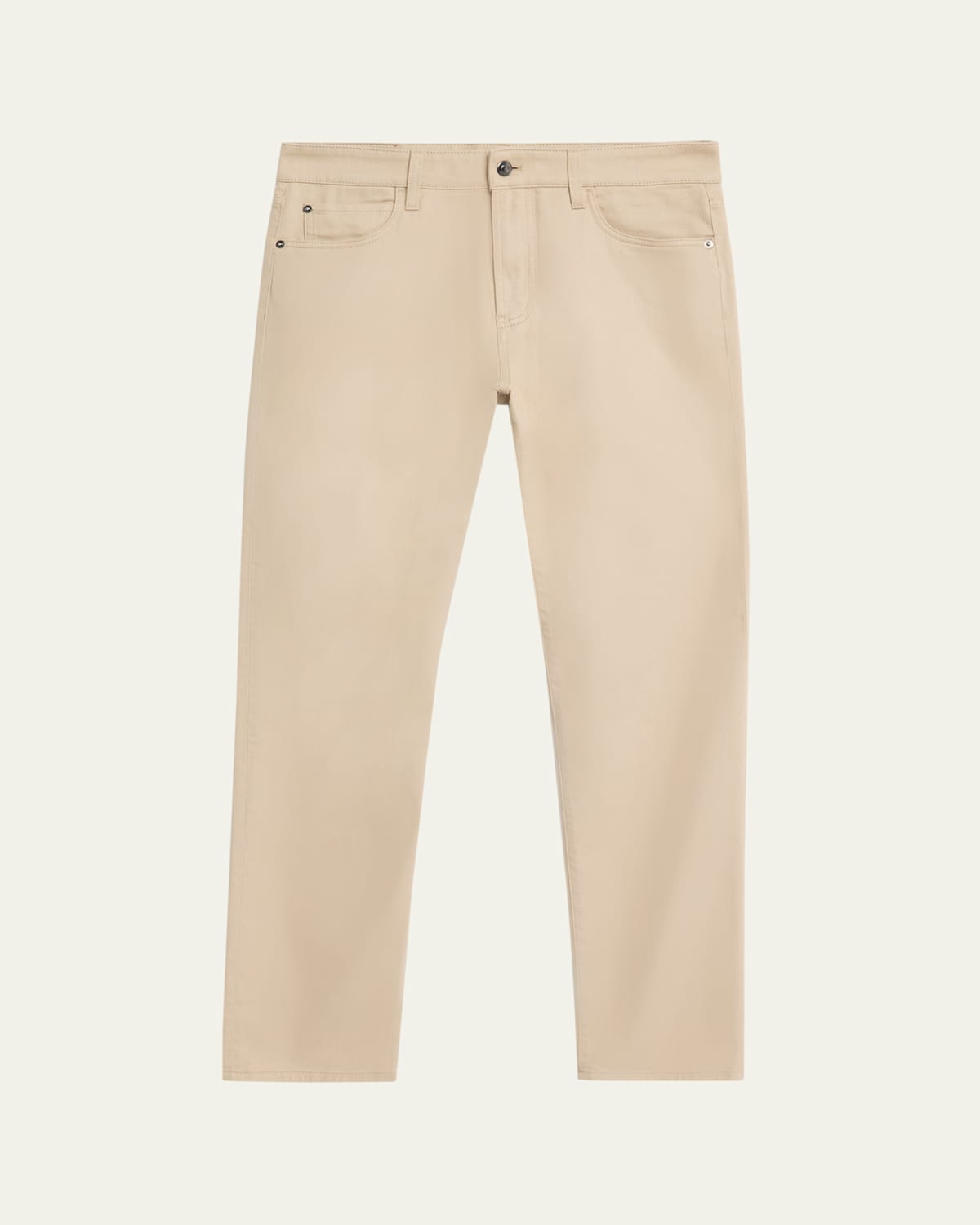 Loro Piana Men's Quarona Slim Five-pocket Trousers In Neutral