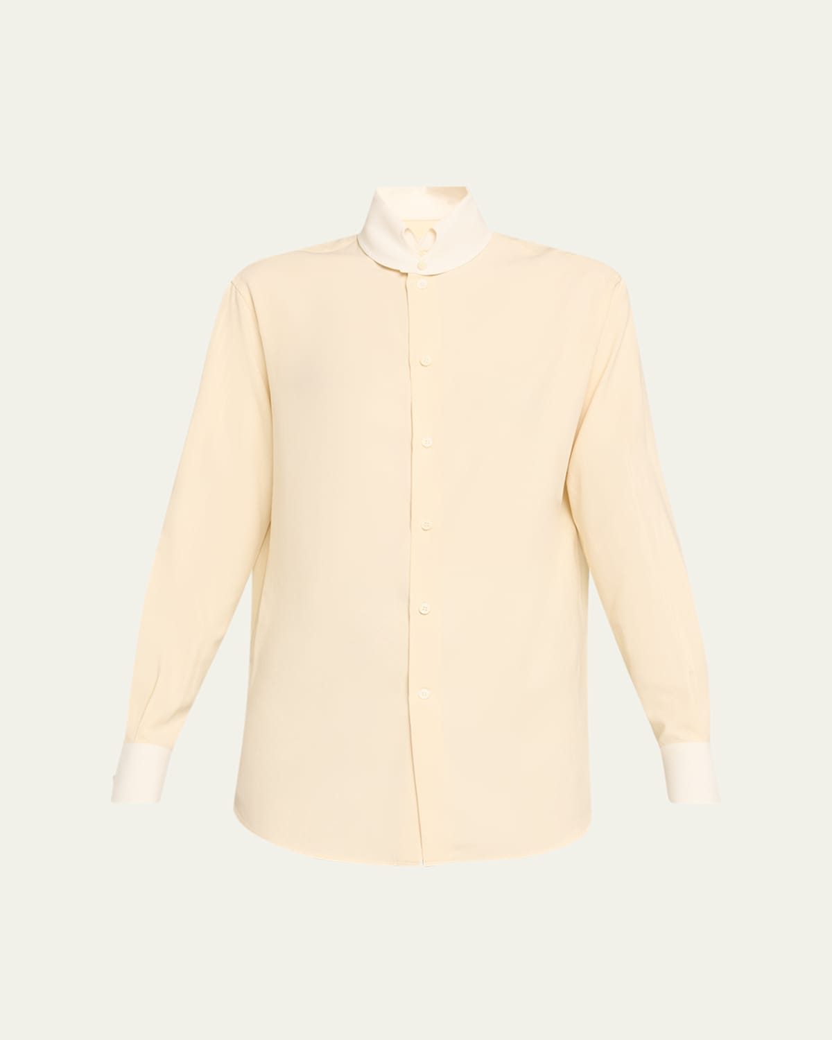 Loro Piana Thea Dylan-collar Silk Shirt In Multi
