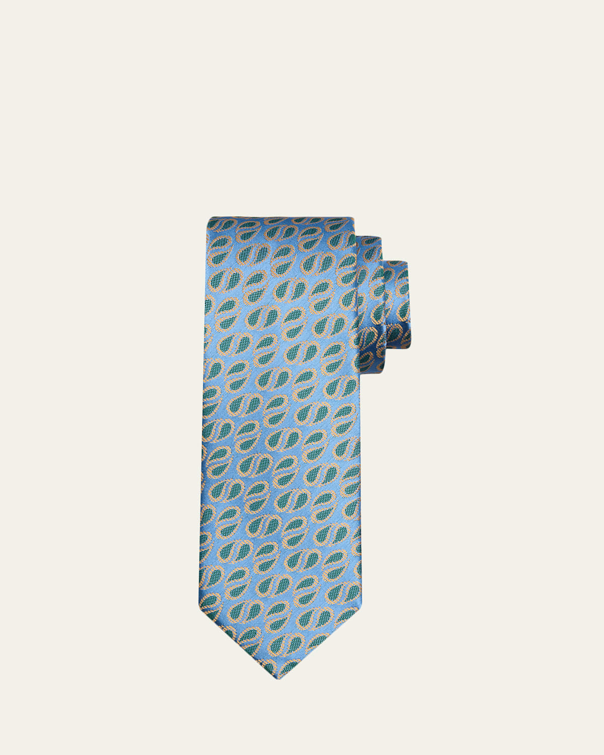 Charvet Men's Textured Raindrop Silk Tie