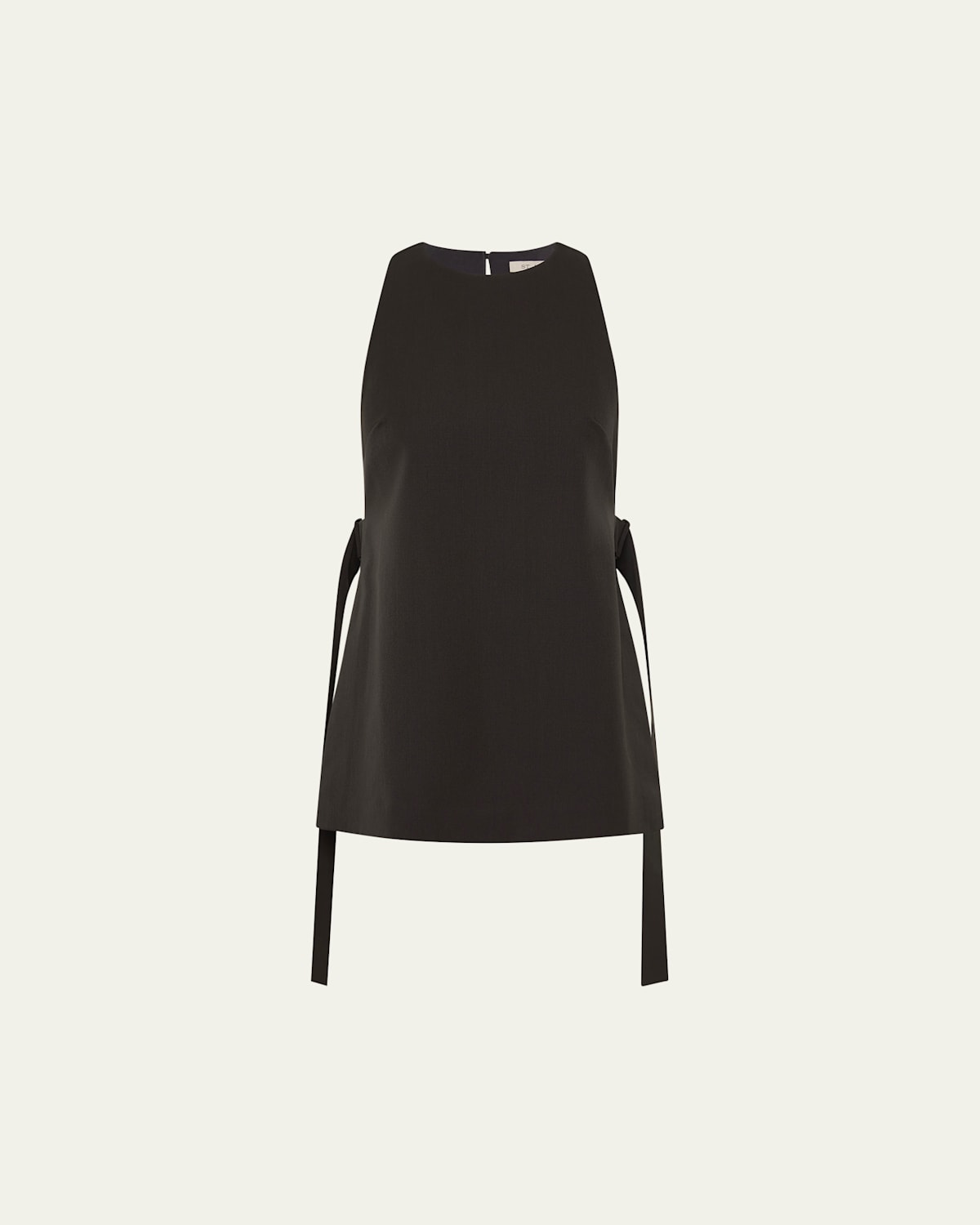 St Agni Side Tie Top In Black