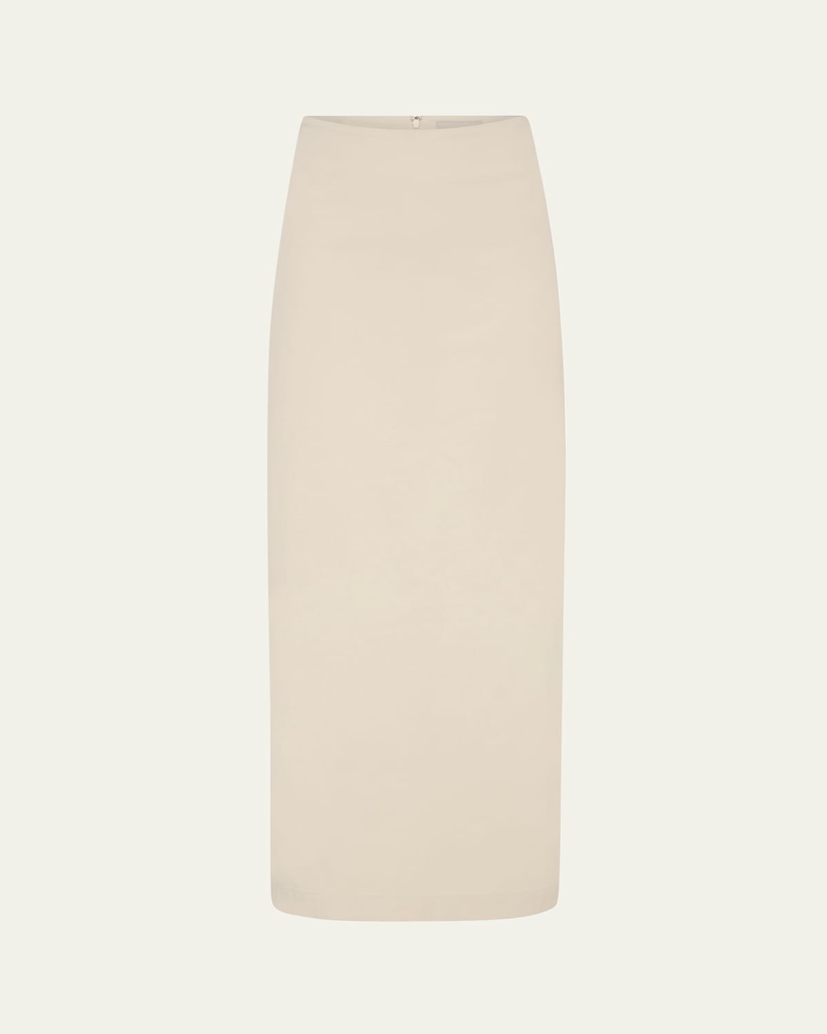 St Agni Column Paper-taffeta Midi Skirt In White