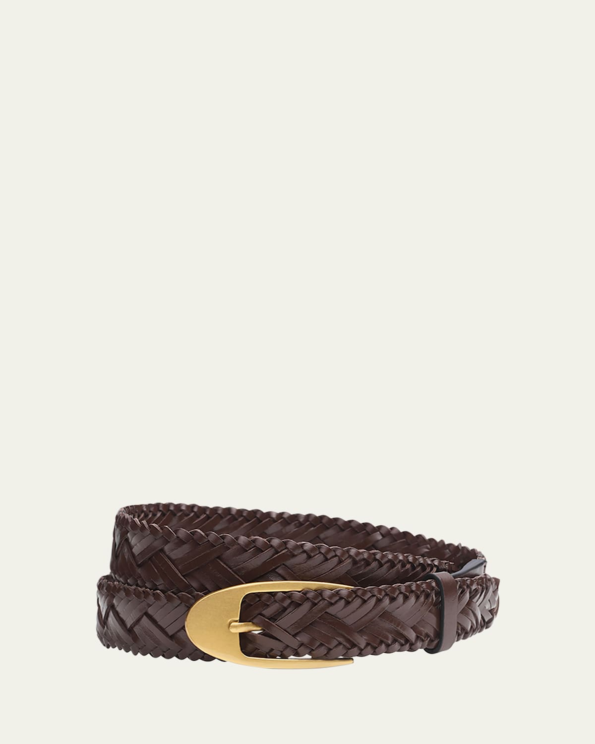 Rag & Bone Gemma Woven Leather Belt