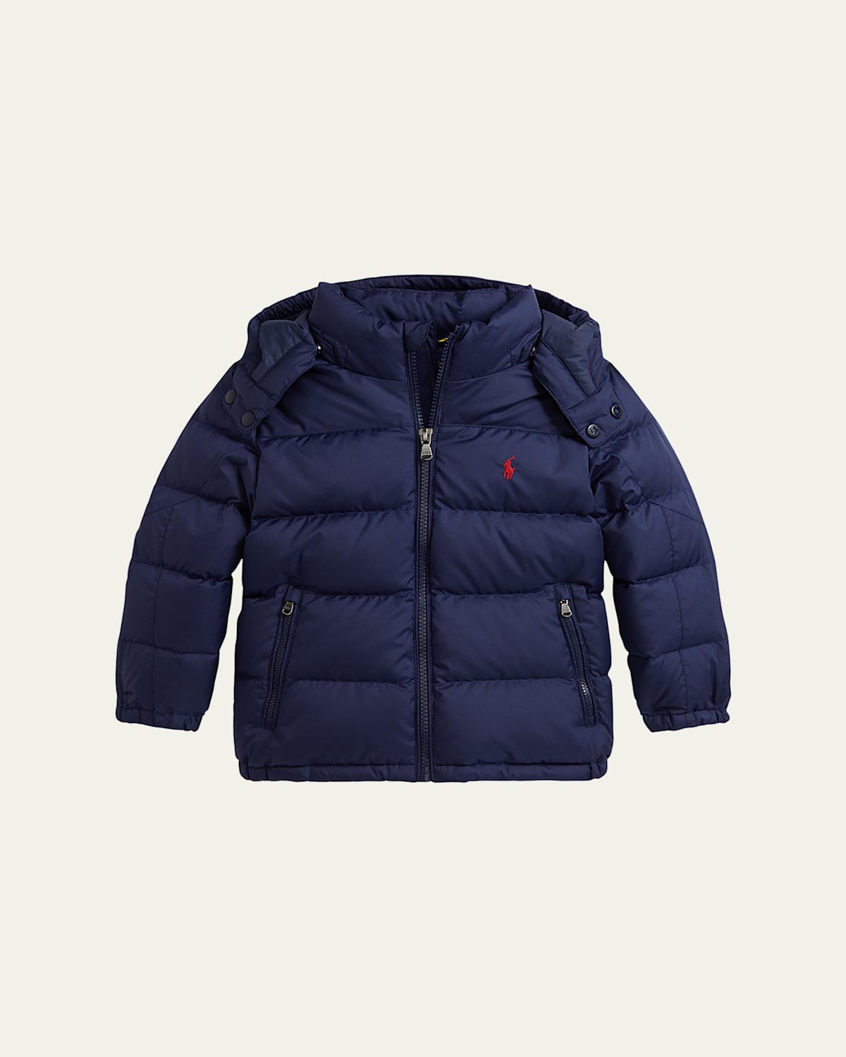 Ralph Lauren Kids' Boy's Recycled Nylon Puffer Bomber Jacket In Blue