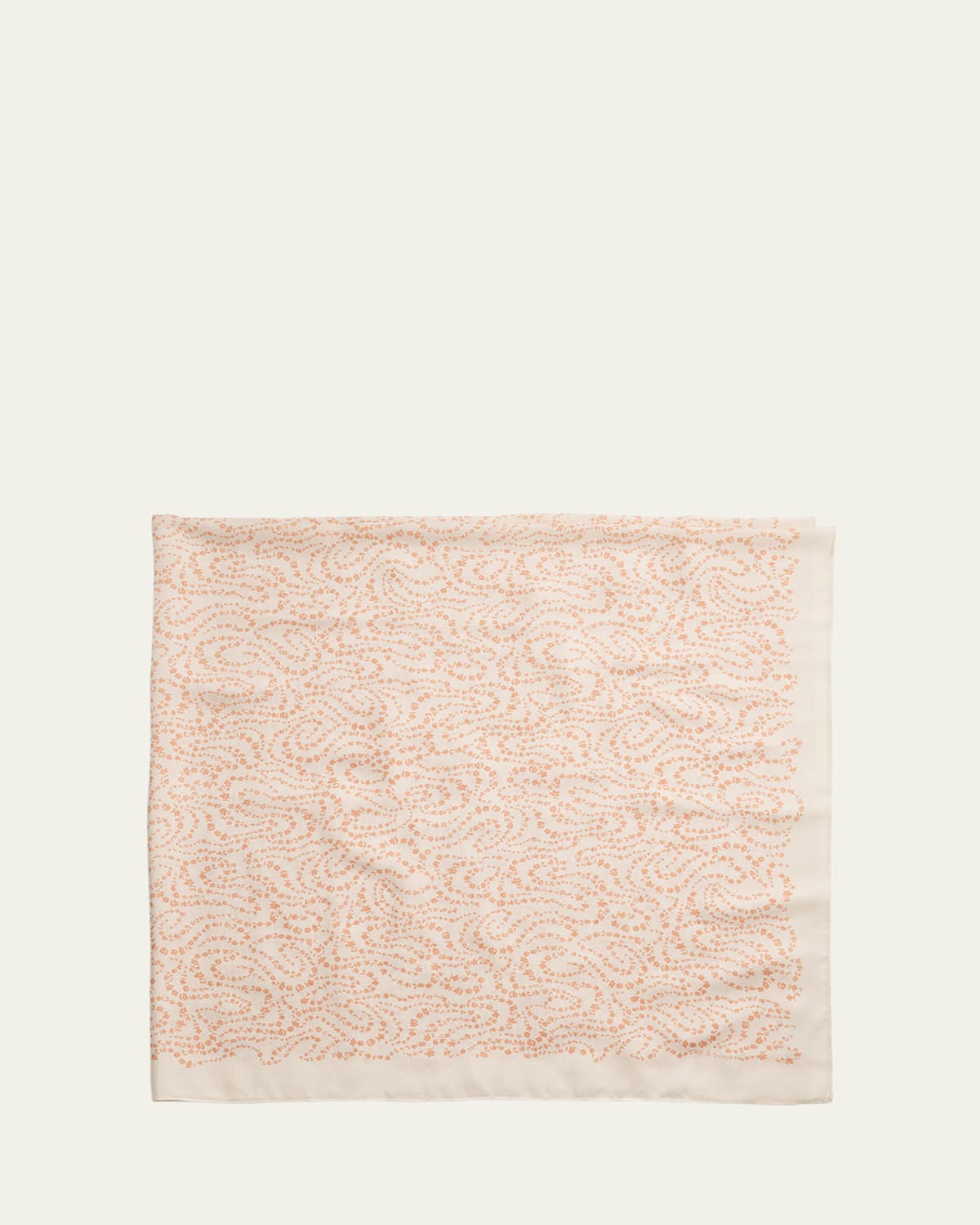 Rag & Bone Miriam Floral Silk-blend Scarf In Sand
