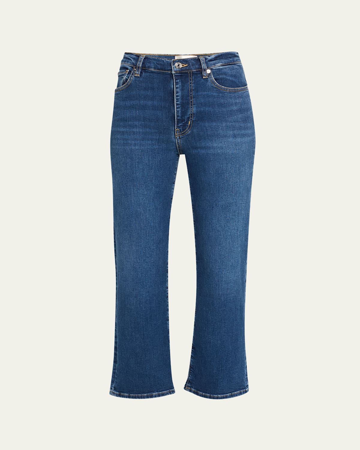 Frame Le Sleek Straight Jeans In Blue