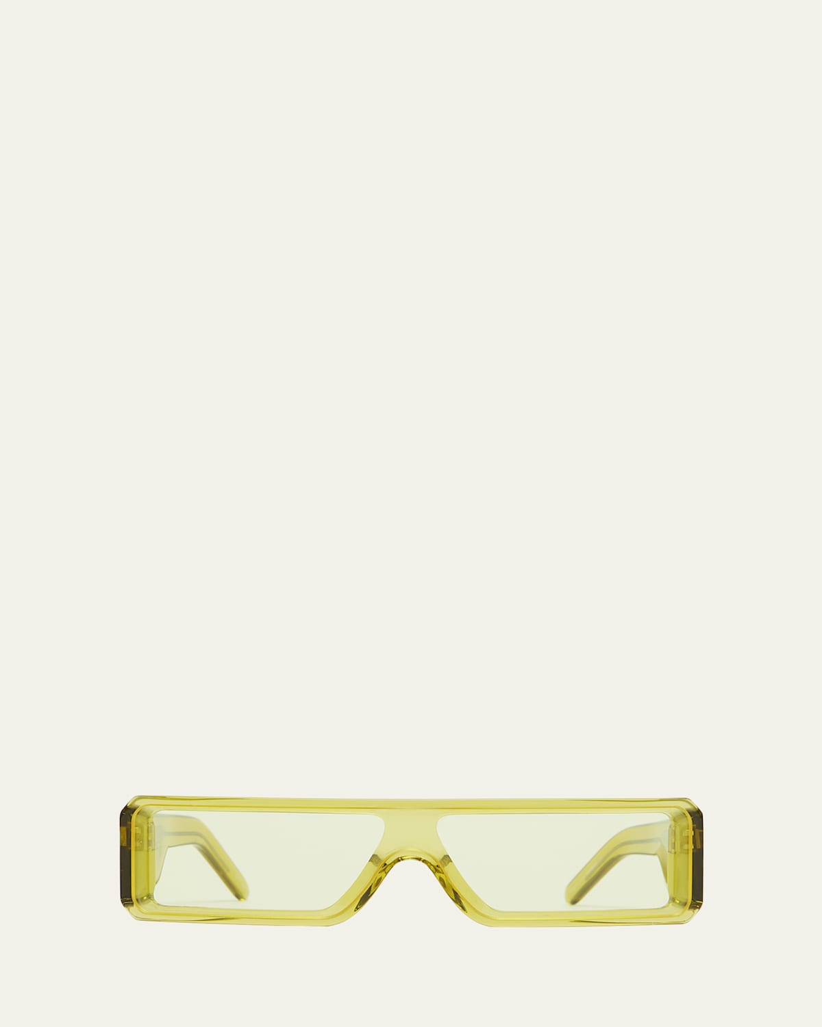 Rick Owens Rectangular-frame Sunglasses In Green