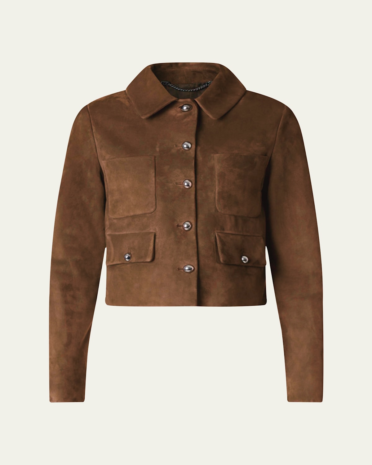 Altuzarra Astley Suede Jacket In Brown