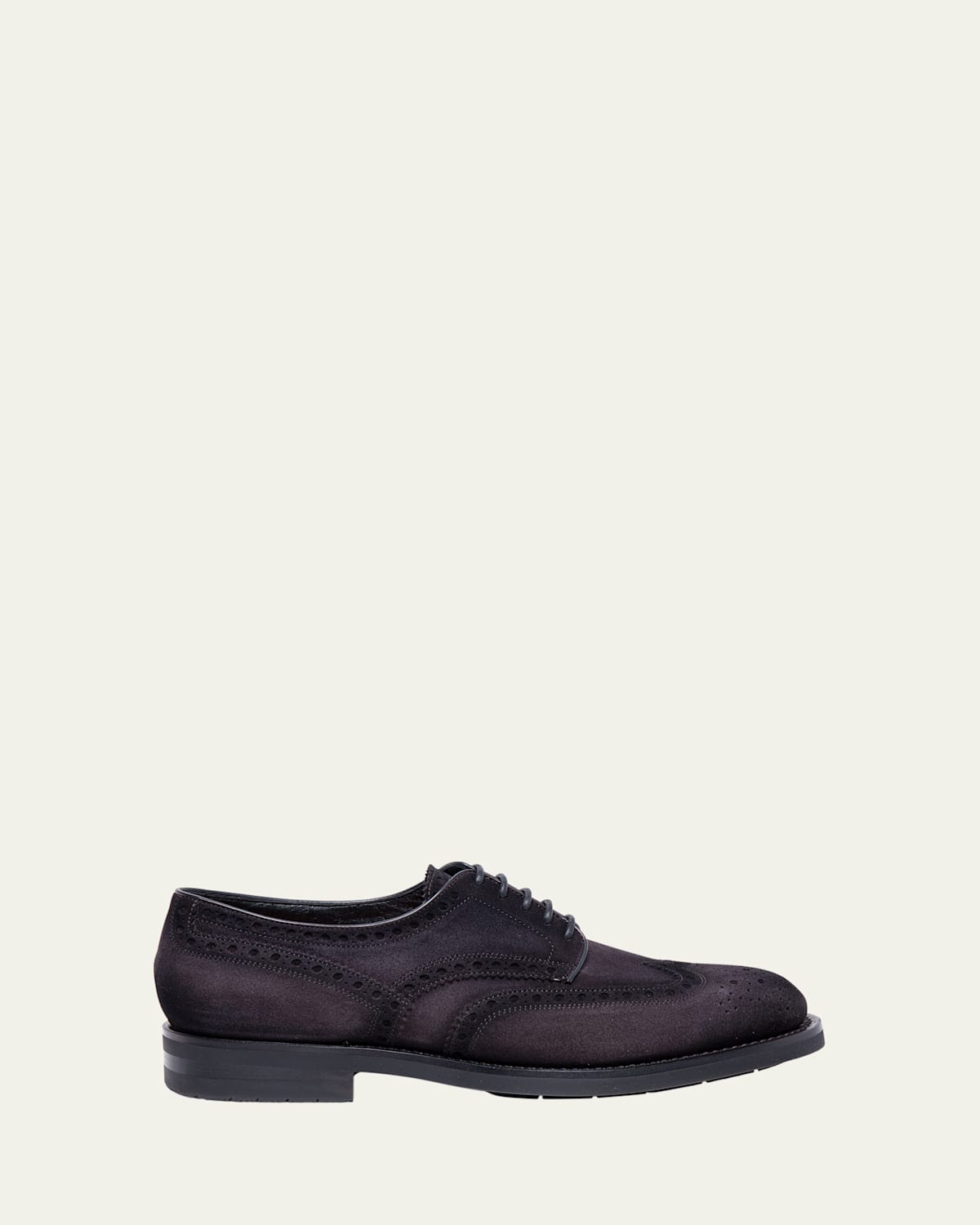 Santoni Suede Lace-up Shoes In Gray