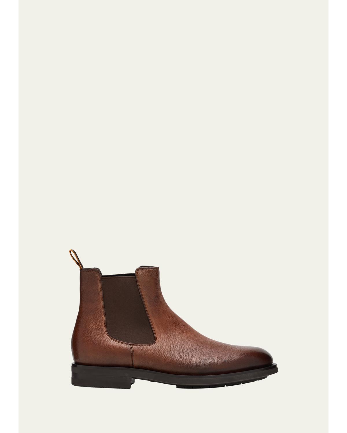 Men's Enver Casual Leather Chelsea Boots