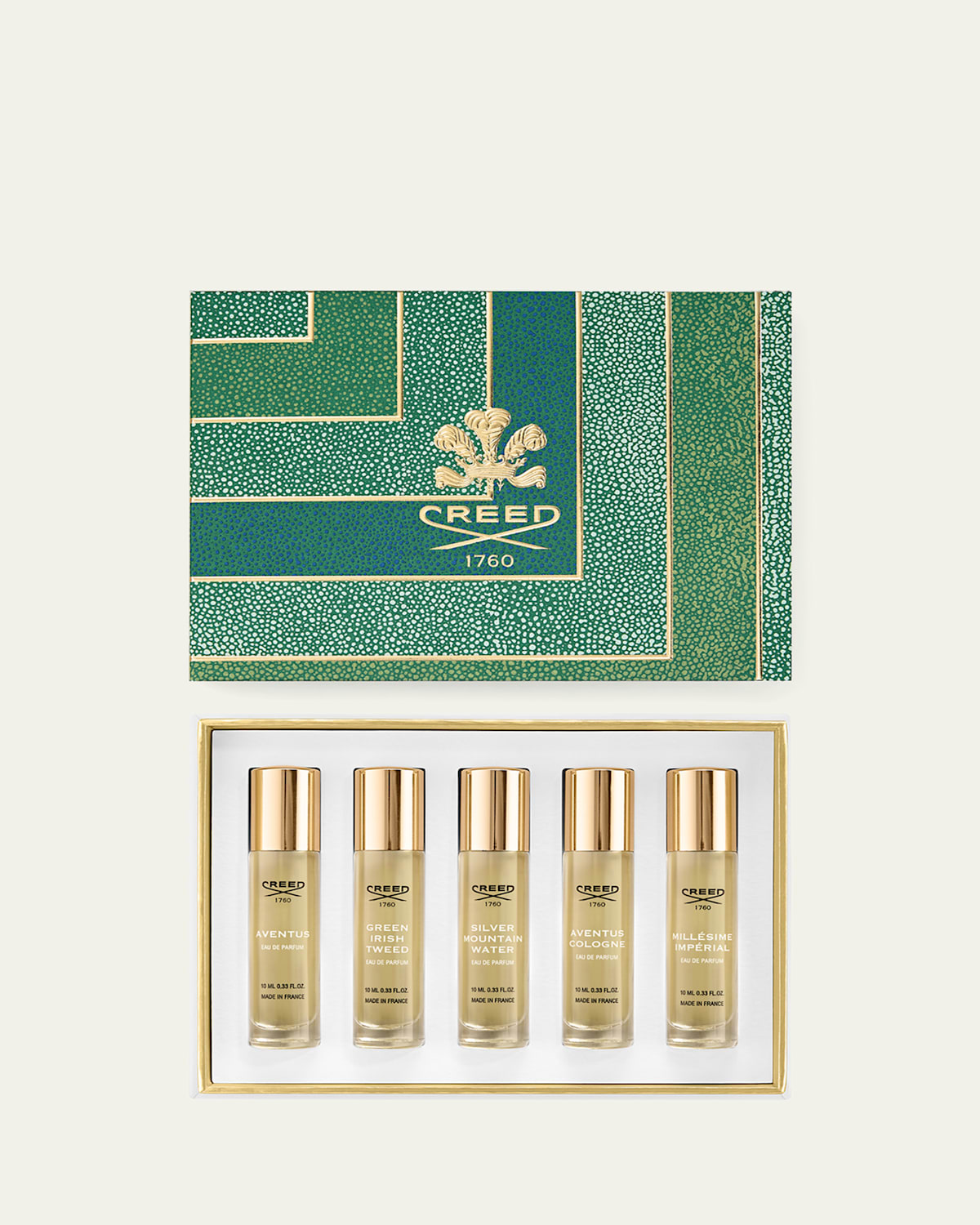 Creed 5-piece Fragrance Gift Set $500 Value In Green