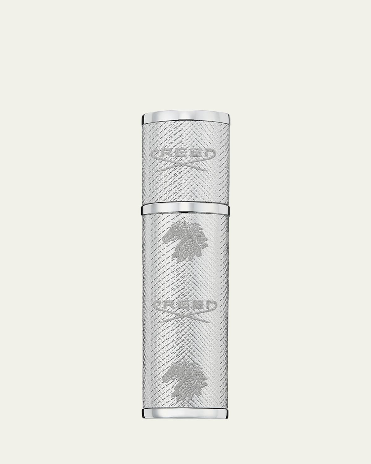 Creed Refillable Silver Travel Spray Atomizer, 0.16 Oz. In Metallic