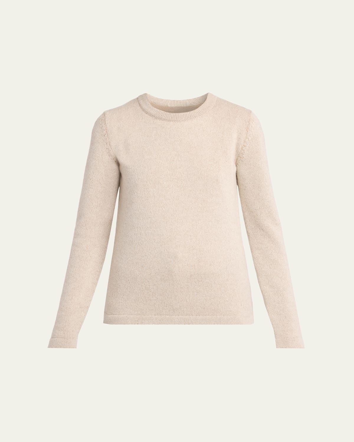 The Row Lyse Cashmere Crewneck Sweater In Sand