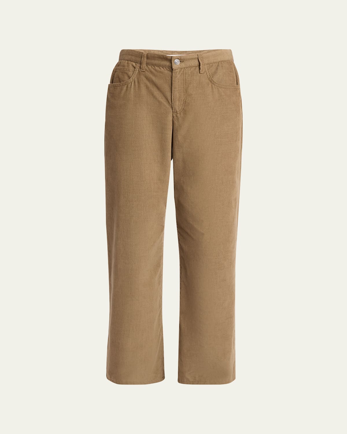 The Row Eglitta Corduroy Wide-leg Pants In Brown