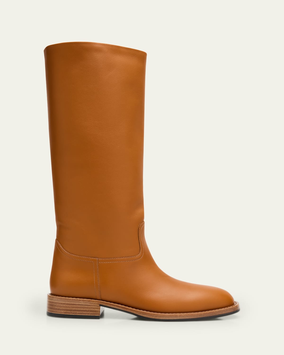 Loro Piana Pablo Leather Riding Boots