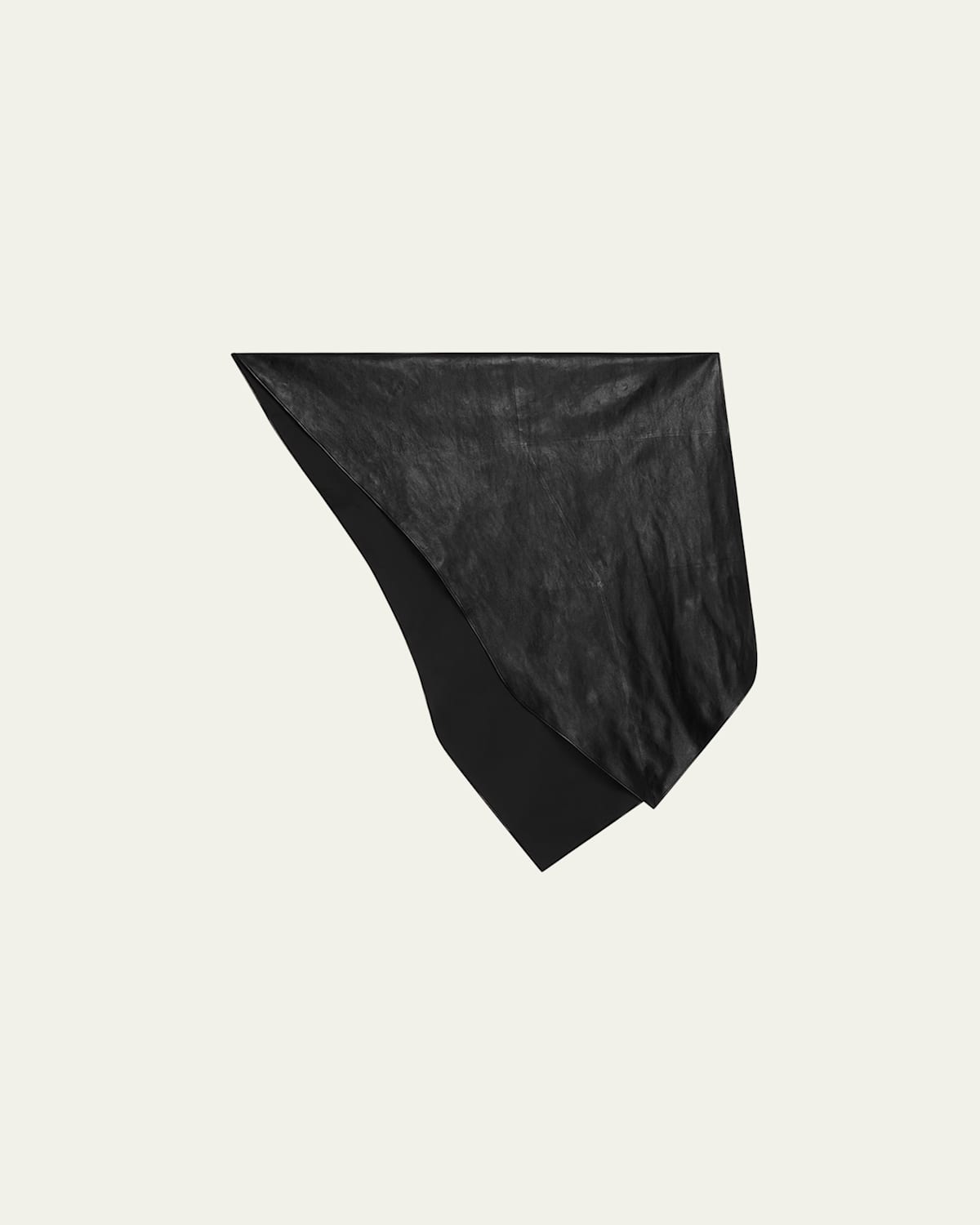 Givenchy Leather Scarf In Black