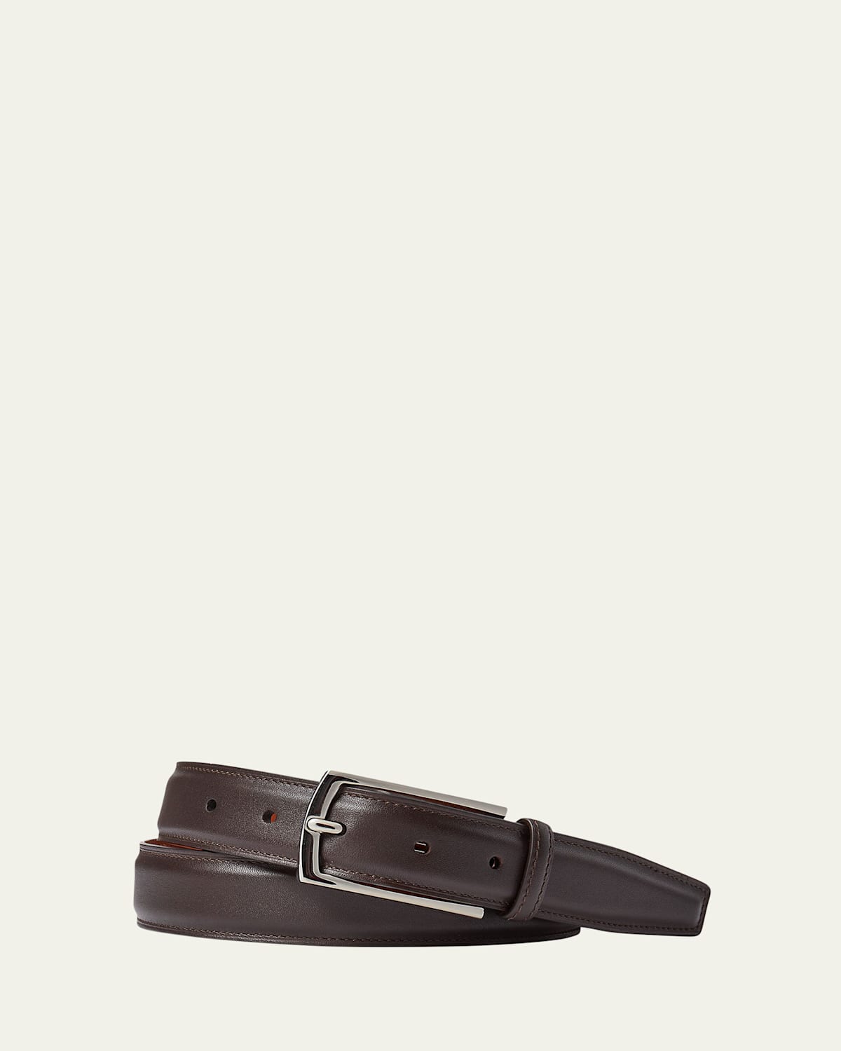 Ralph Lauren Purple Label Men's Ascot Smooth Calfskin Belt