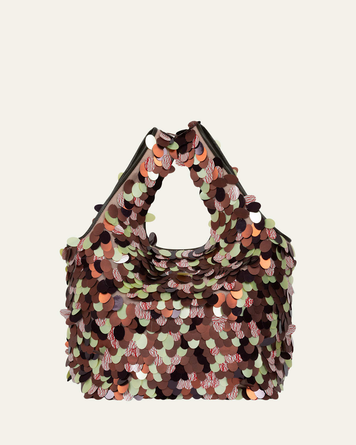 Dries Van Noten Marche Small Paillette Shopper Tote Bag