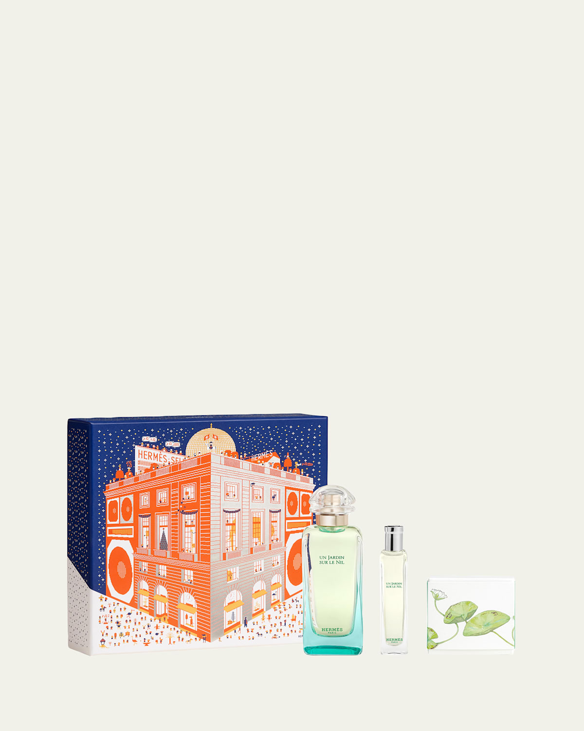 Hermes Un Jardin Sur Le Nil 3-piece Gift Set In Transparent