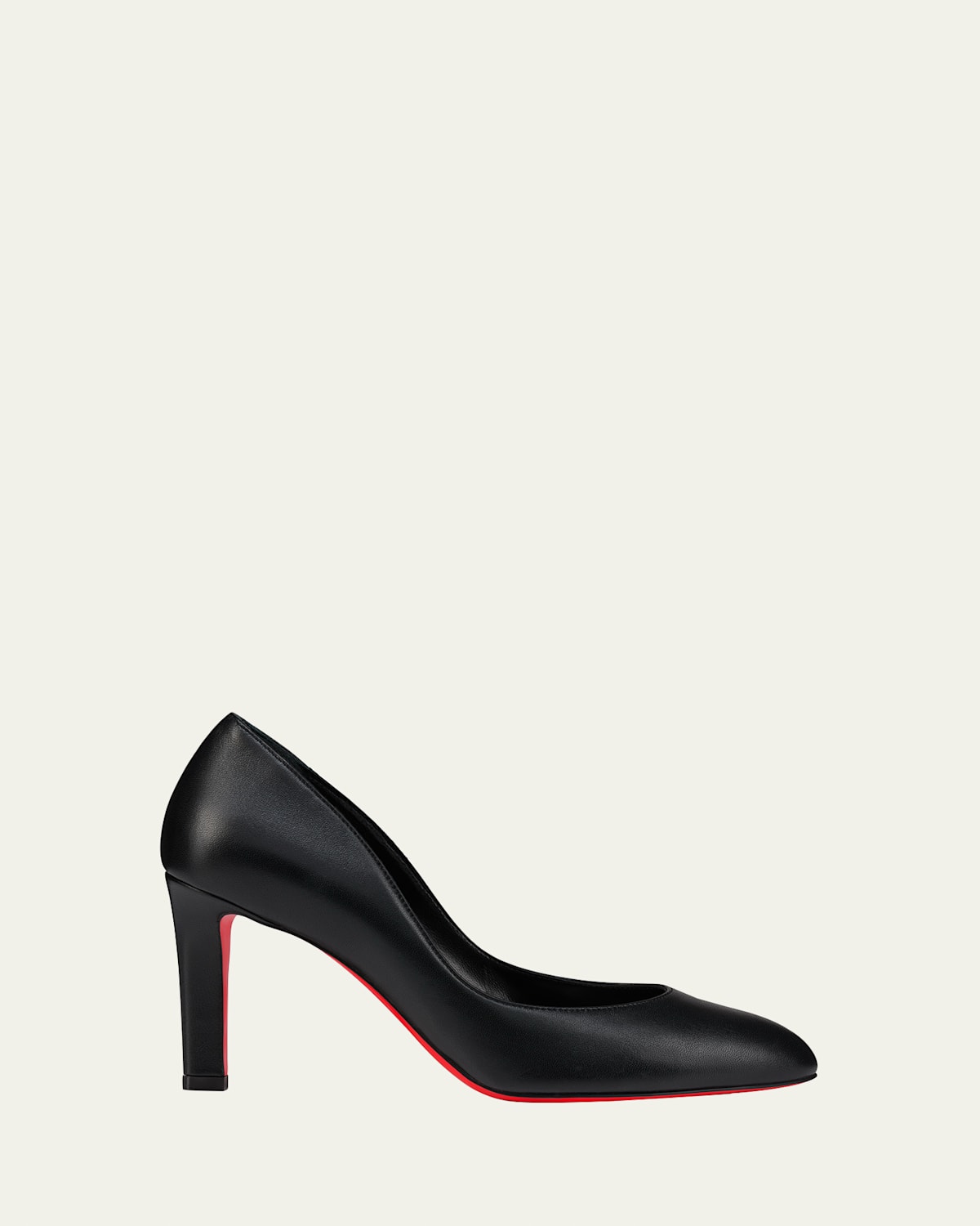 Christian Louboutin 85mm Fannylove Nappa Leather Pumps In Black