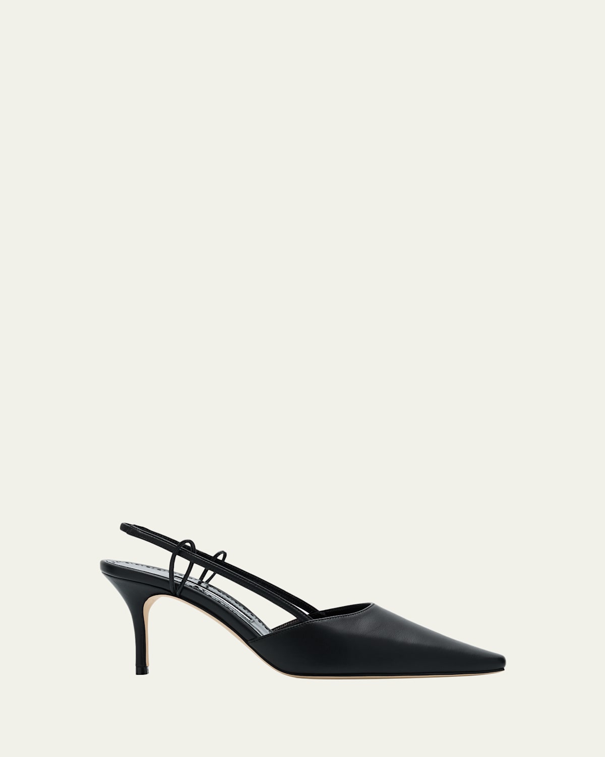 Manolo Blahnik Touki Leather Slingback Pumps In Multi