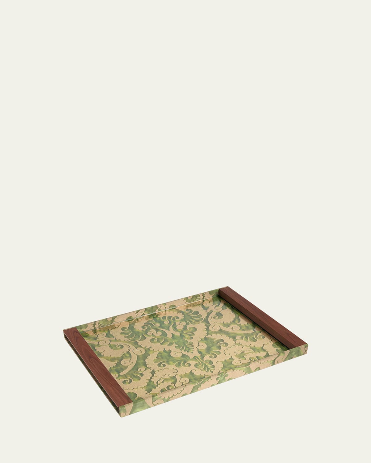 L'objet Fortuny Rectangular Tray In Green