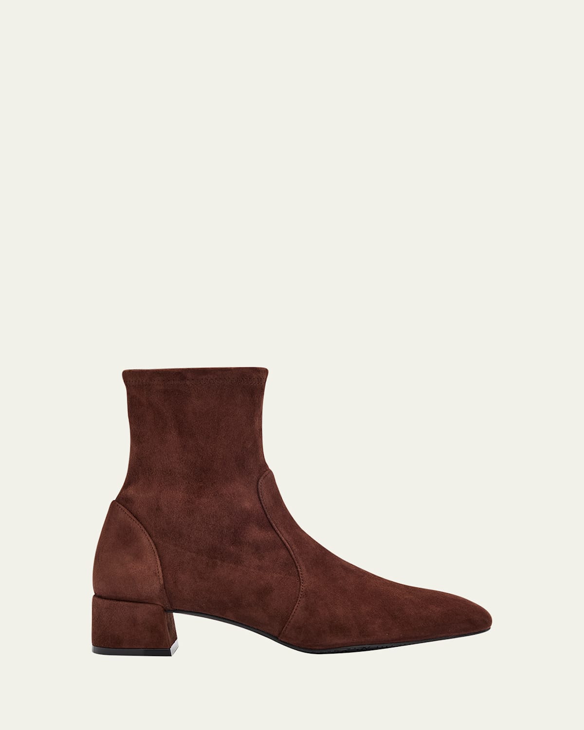 Stuart Weitzman Maeve Suede Booties In Brown