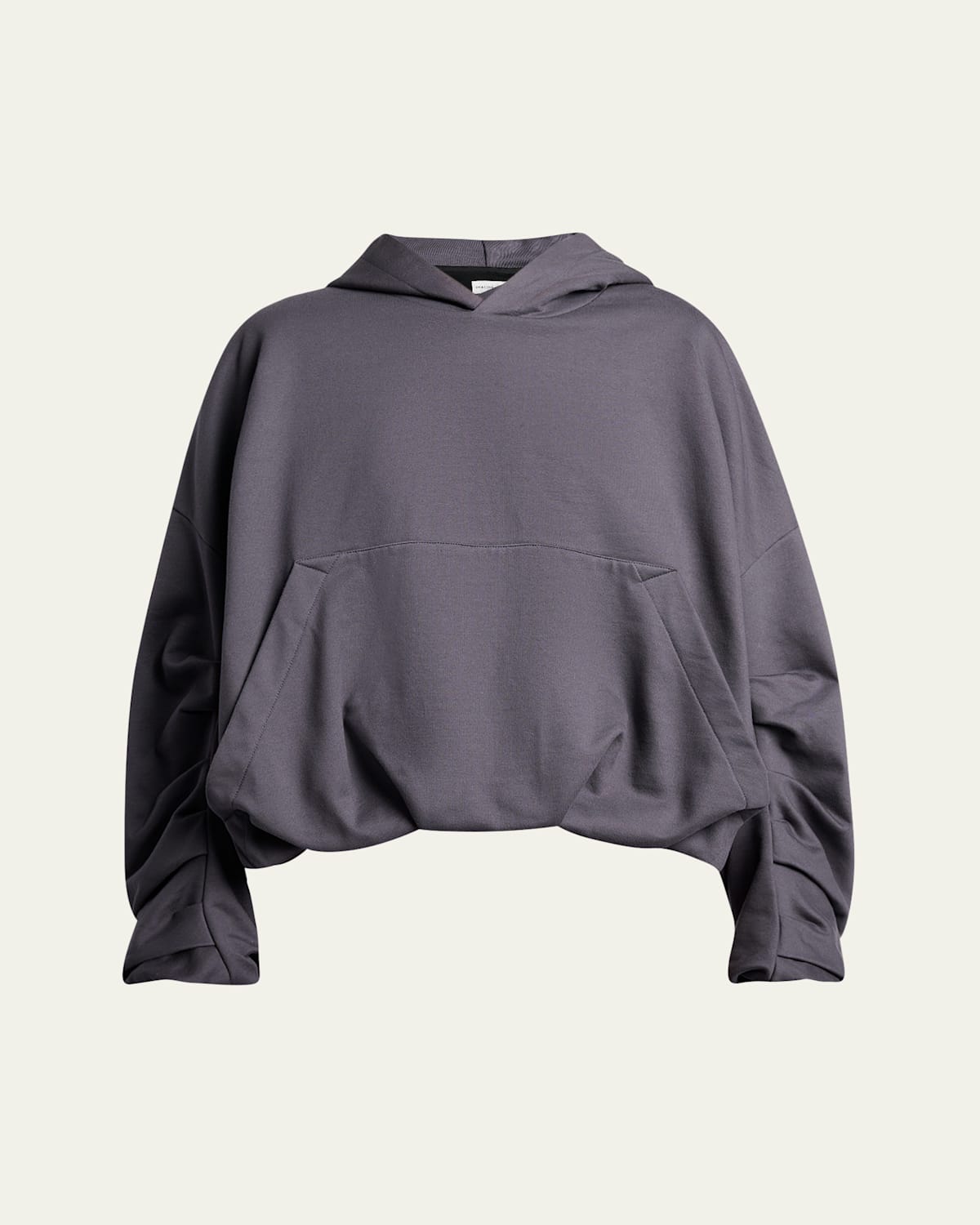 Dries Van Noten Hannett Oversized Hooded Sweatshirt In Purple