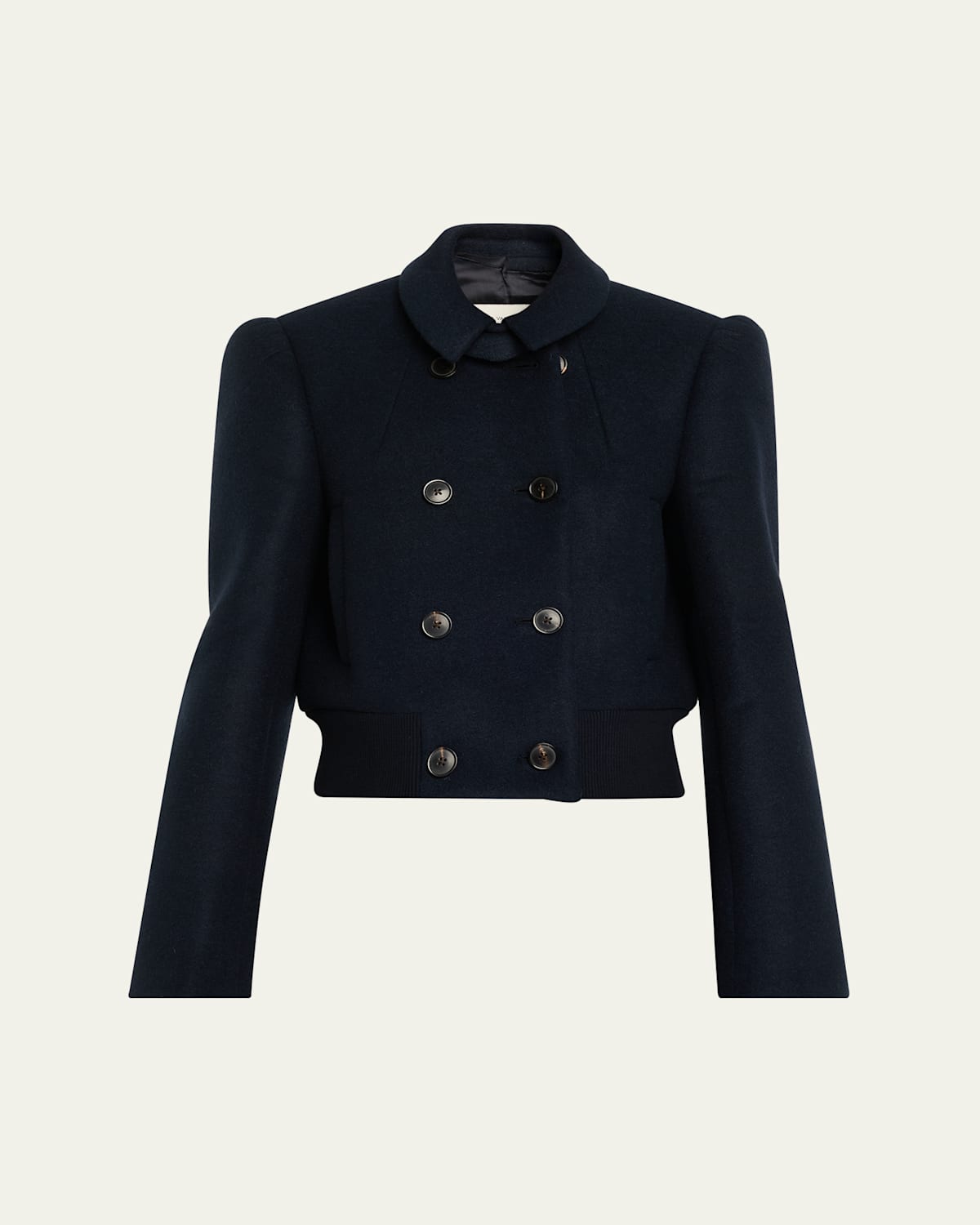 Dries Van Noten Vudy Double-breasted Wool Jacket In Black