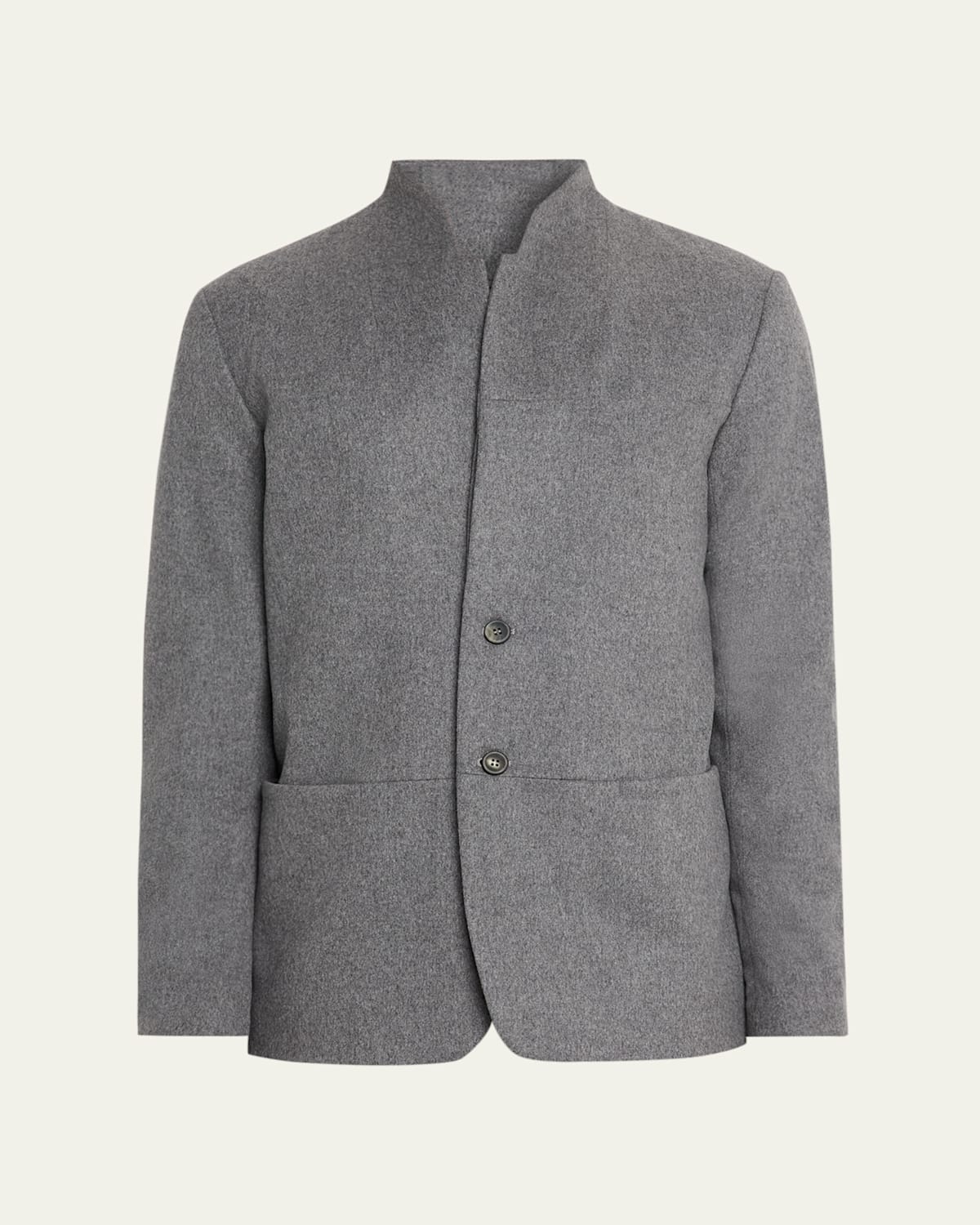 Sease Men's Ellen Wool And Cashmere Unstructured Blazer In Gray