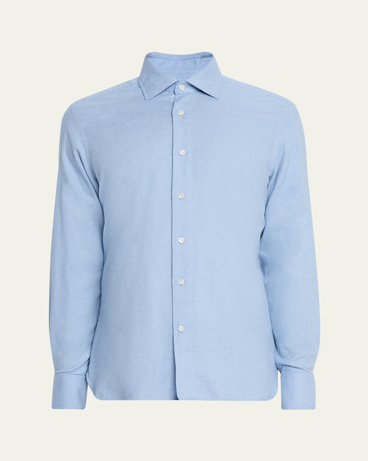 100hands Men's Matte Cotton Classic-fit Sport Shirt In Blue