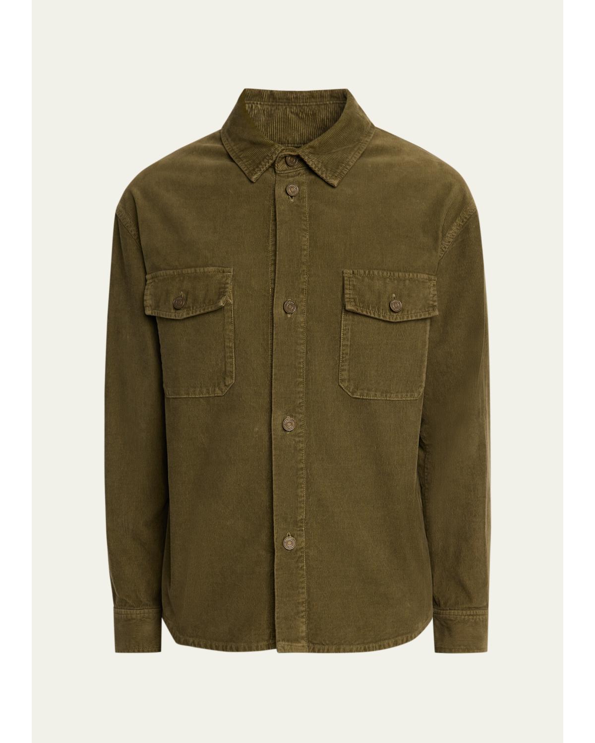 Men'S Classic-Fit Corduroy Overshirt