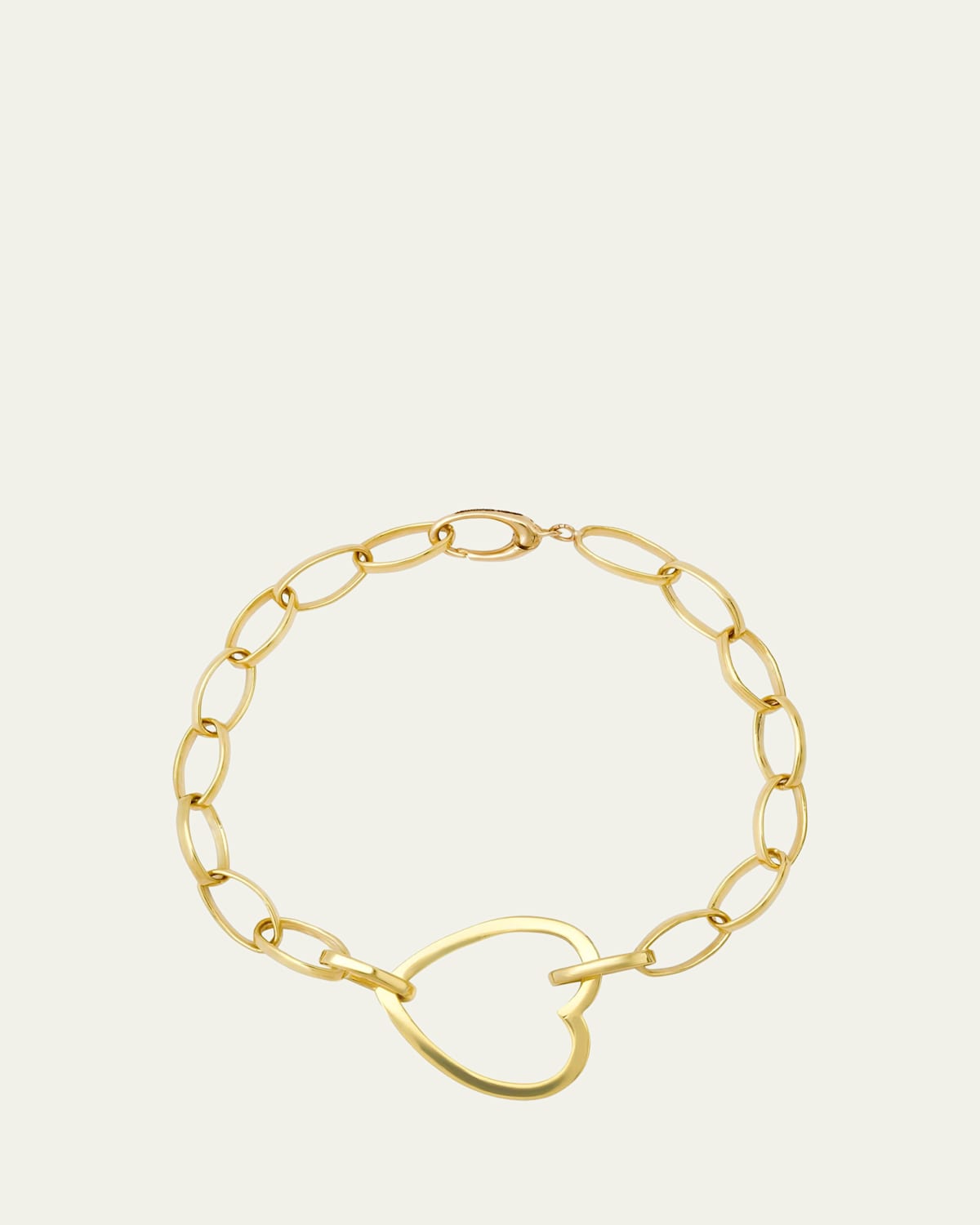 Jennifer Meyer Medium Edith Open Heart Bracelet