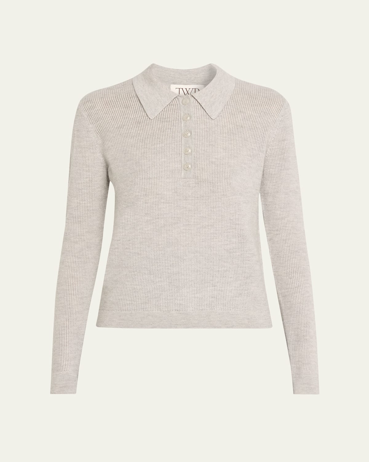 Twp Jorden Cashmere Polo In Gray