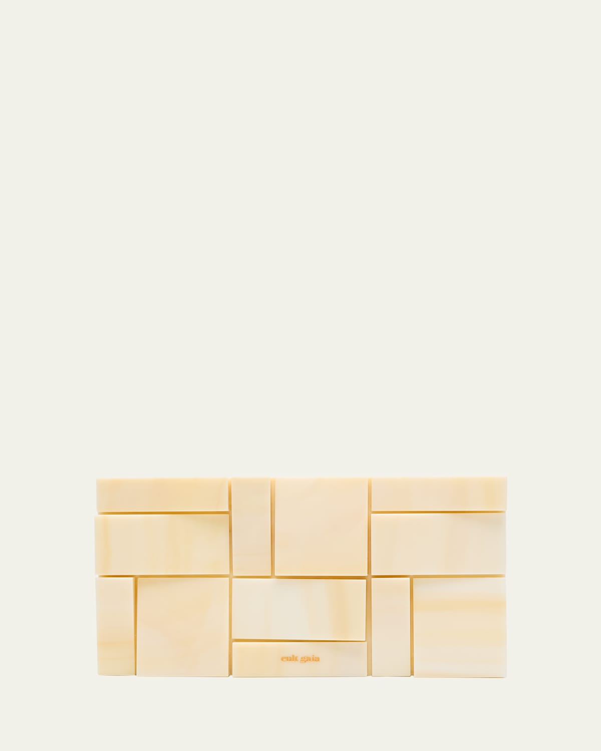 Cult Gaia Galleria Acrylic Clutch In Sand