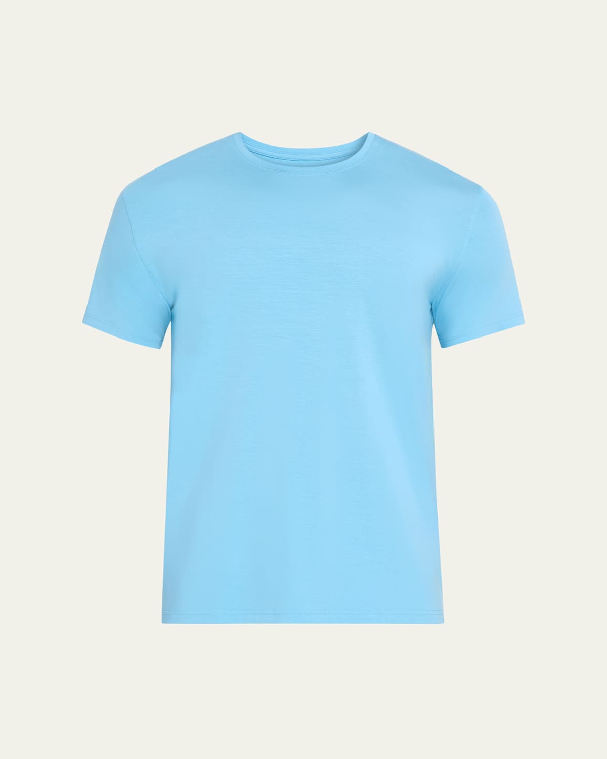 Derek Rose Men's Basel Crewneck T-shirt In Blue