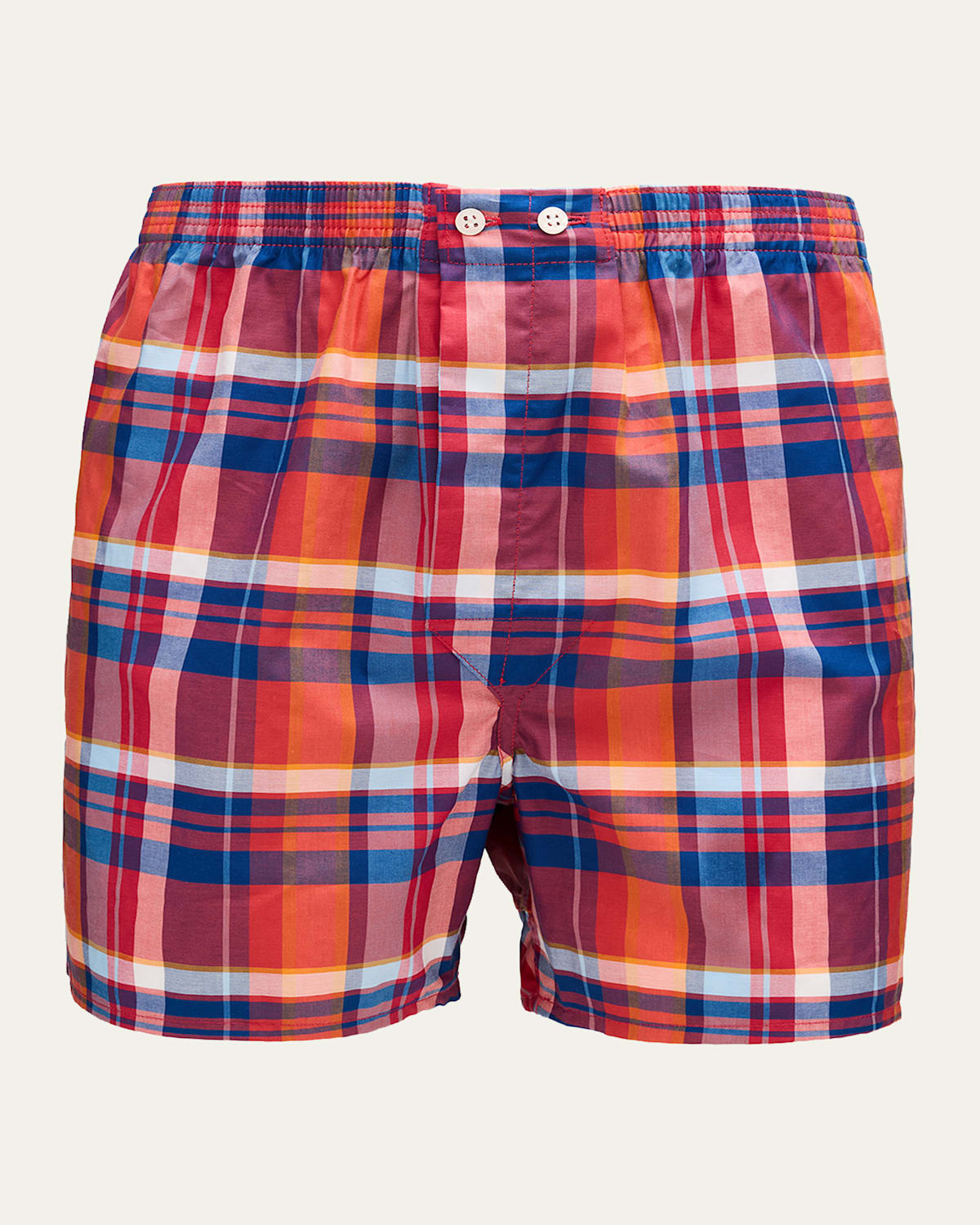 Derek Rose Men's Barker 40 Multi-plaid Boxershorts In Multi