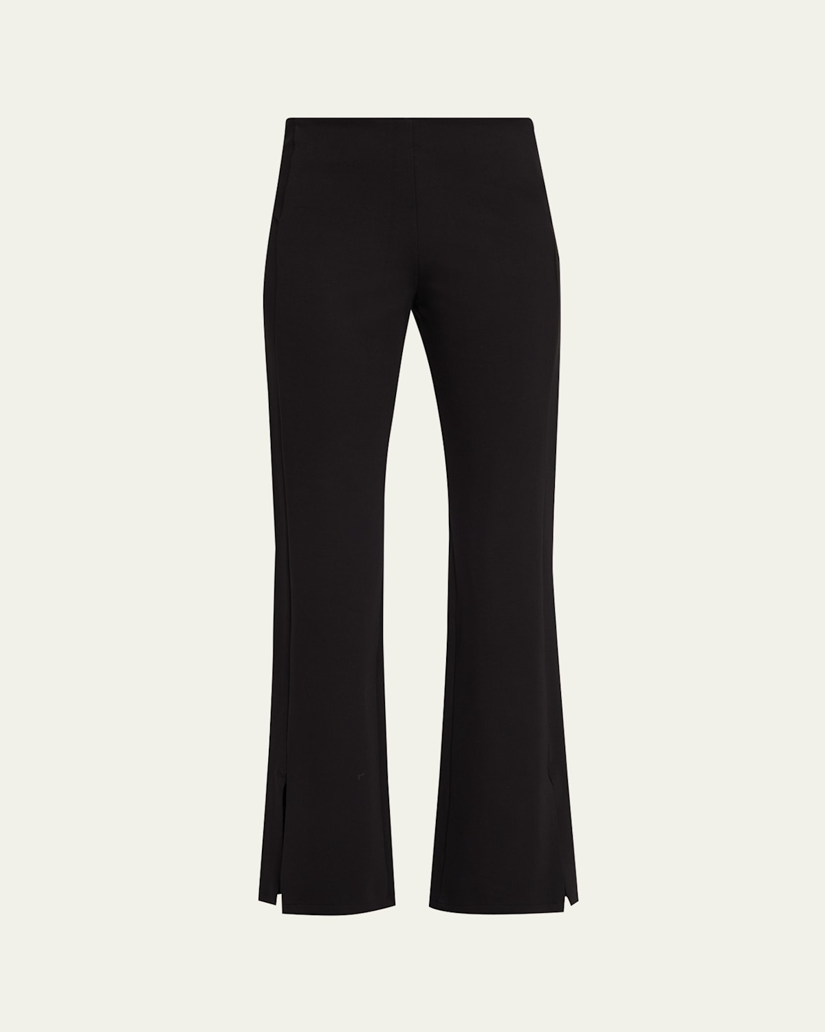 Theory Flare Side-slit Leggings In Black