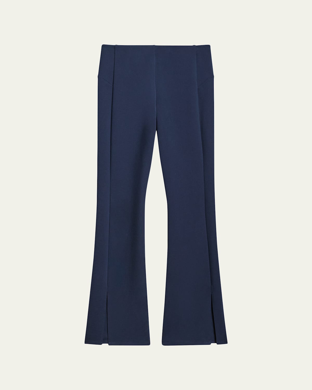 Theory Flare Side-slit Leggings In Blue