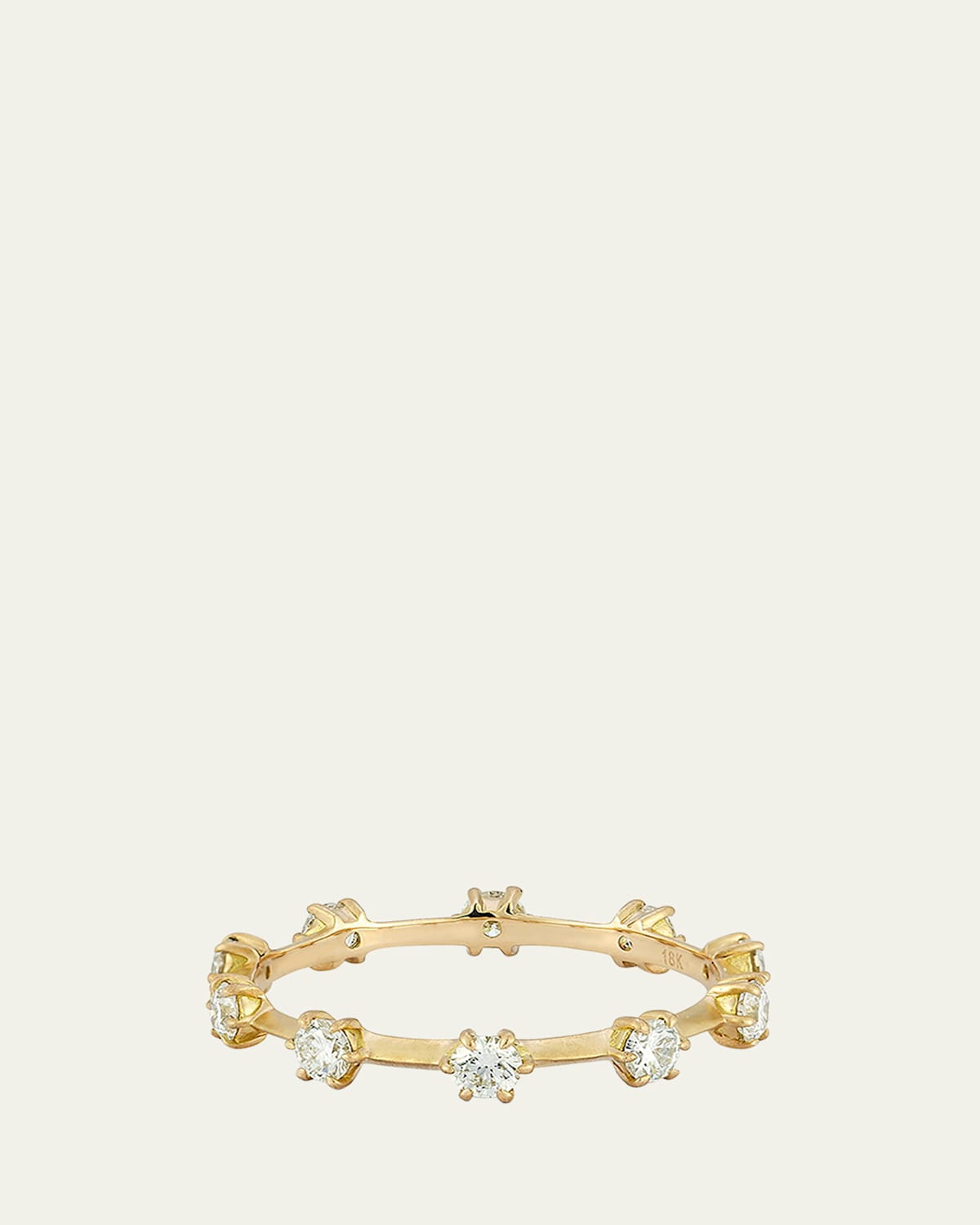 Jade Trau 18K Yellow Gold Large Kismet Band