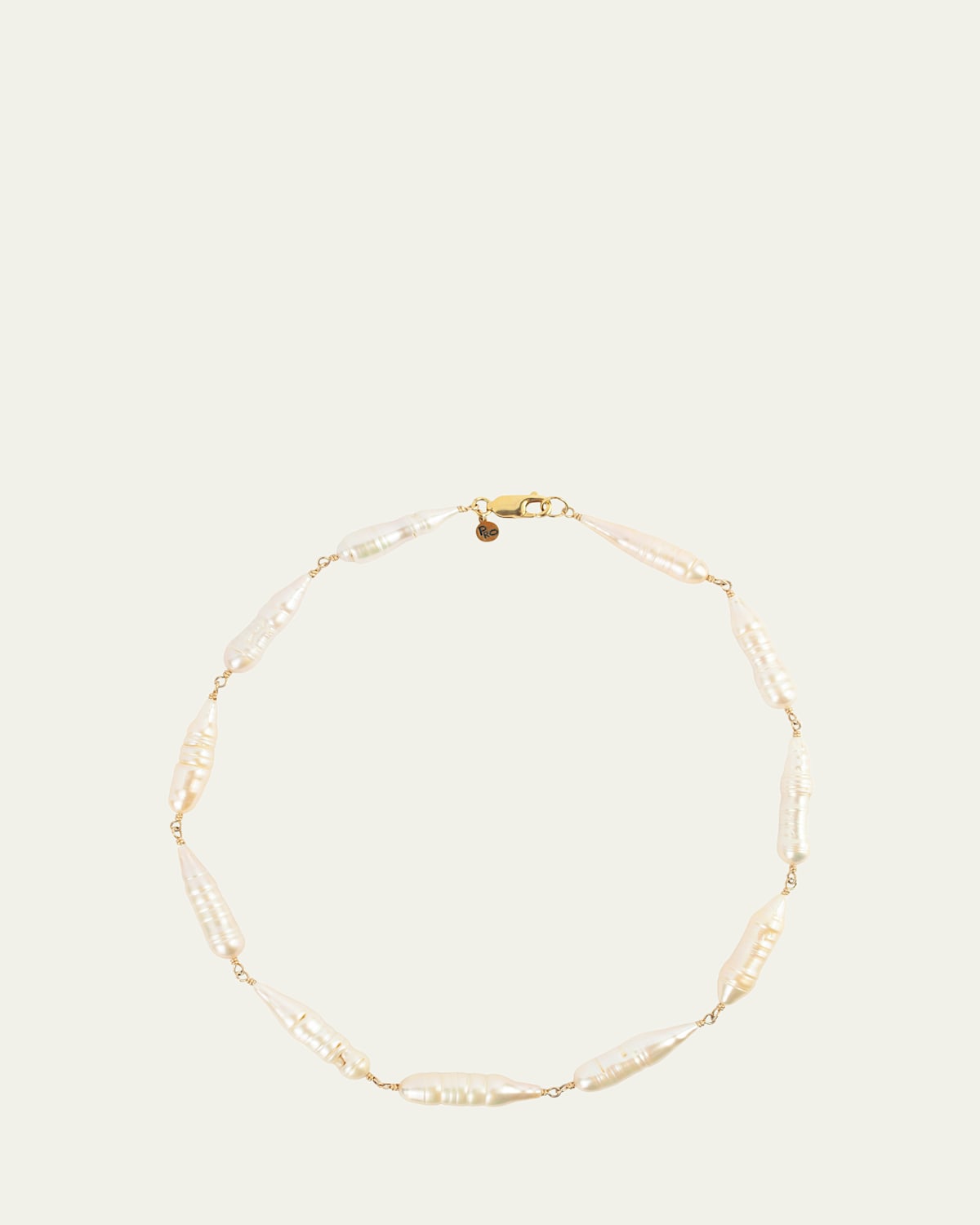 14k Gold Fill Cocoon Necklace With Pearls