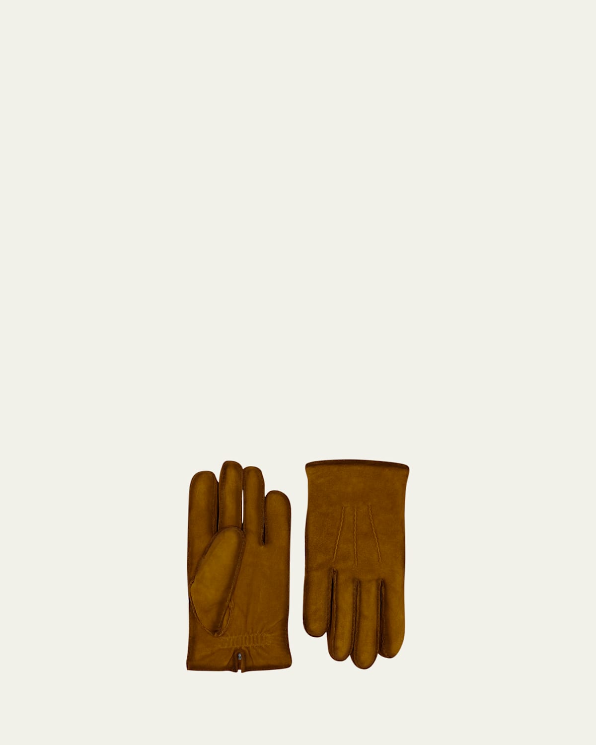 Men's Suede Cashmere-Lined Gloves