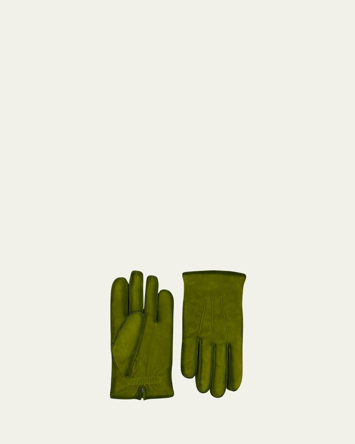 Men's Suede Cashmere-Lined Gloves