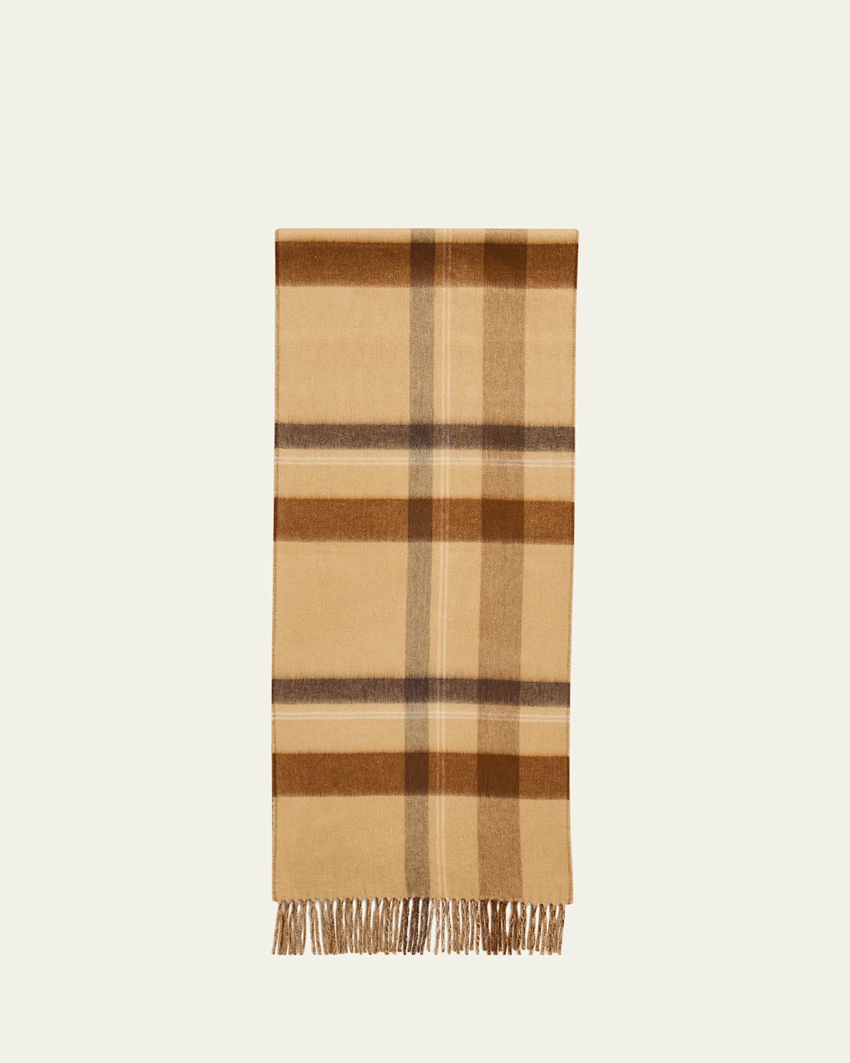 Begg X Co Men's Taransay Check Cashmere Scarf