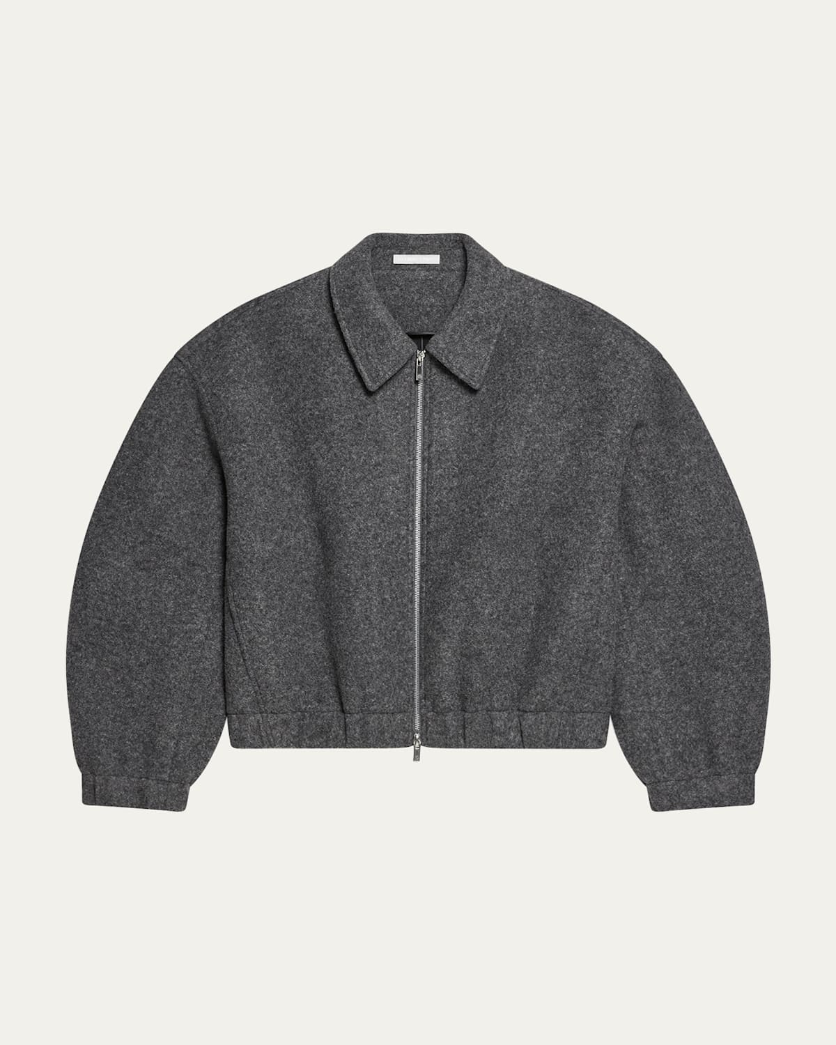 Helmut Lang Shell Relaxed Fit Bomber Jacket In Gray