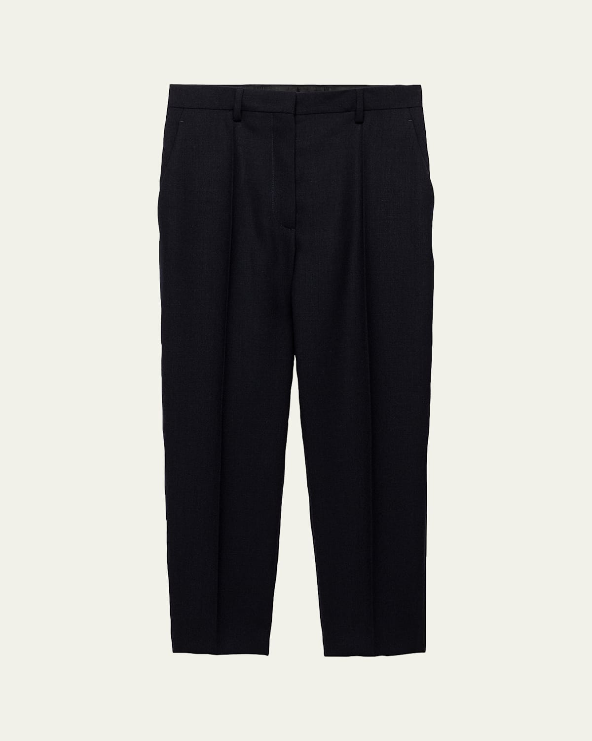 Prada Rush Stitch Pants In Blue
